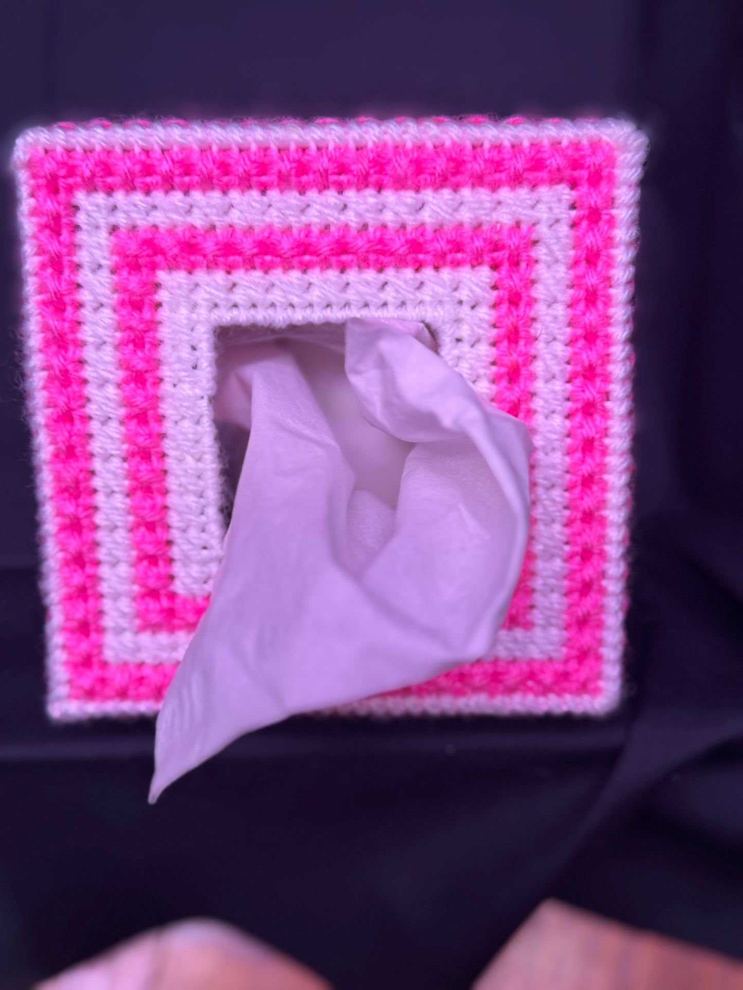 Plastic Canvas Tissue Box Cover
