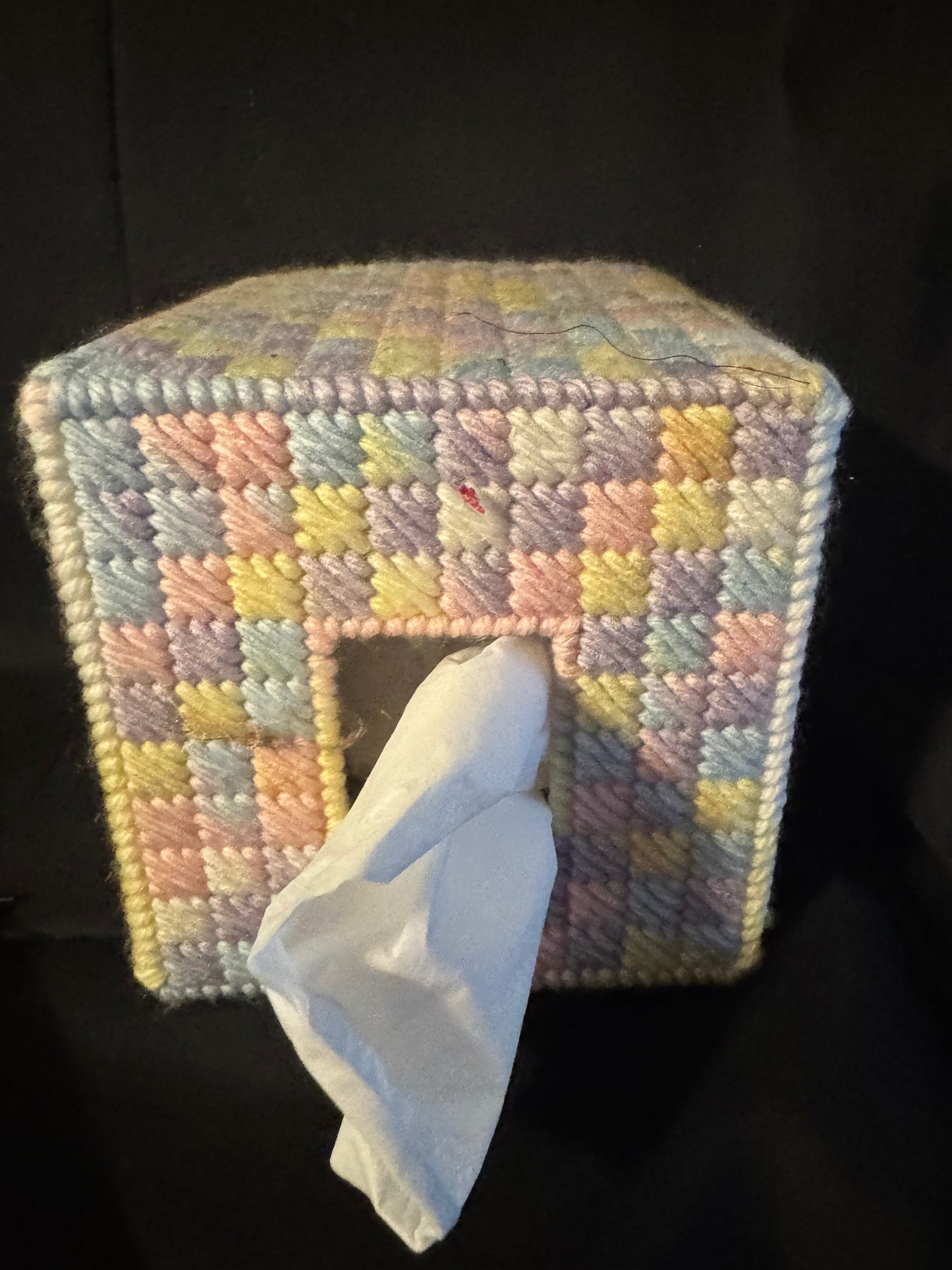 Plastic Canvas Tissue Box Cover