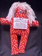 Orange Flower Dammit Doll