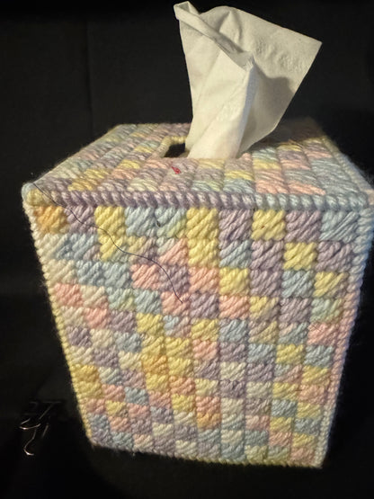 Plastic Canvas Tissue Box Cover