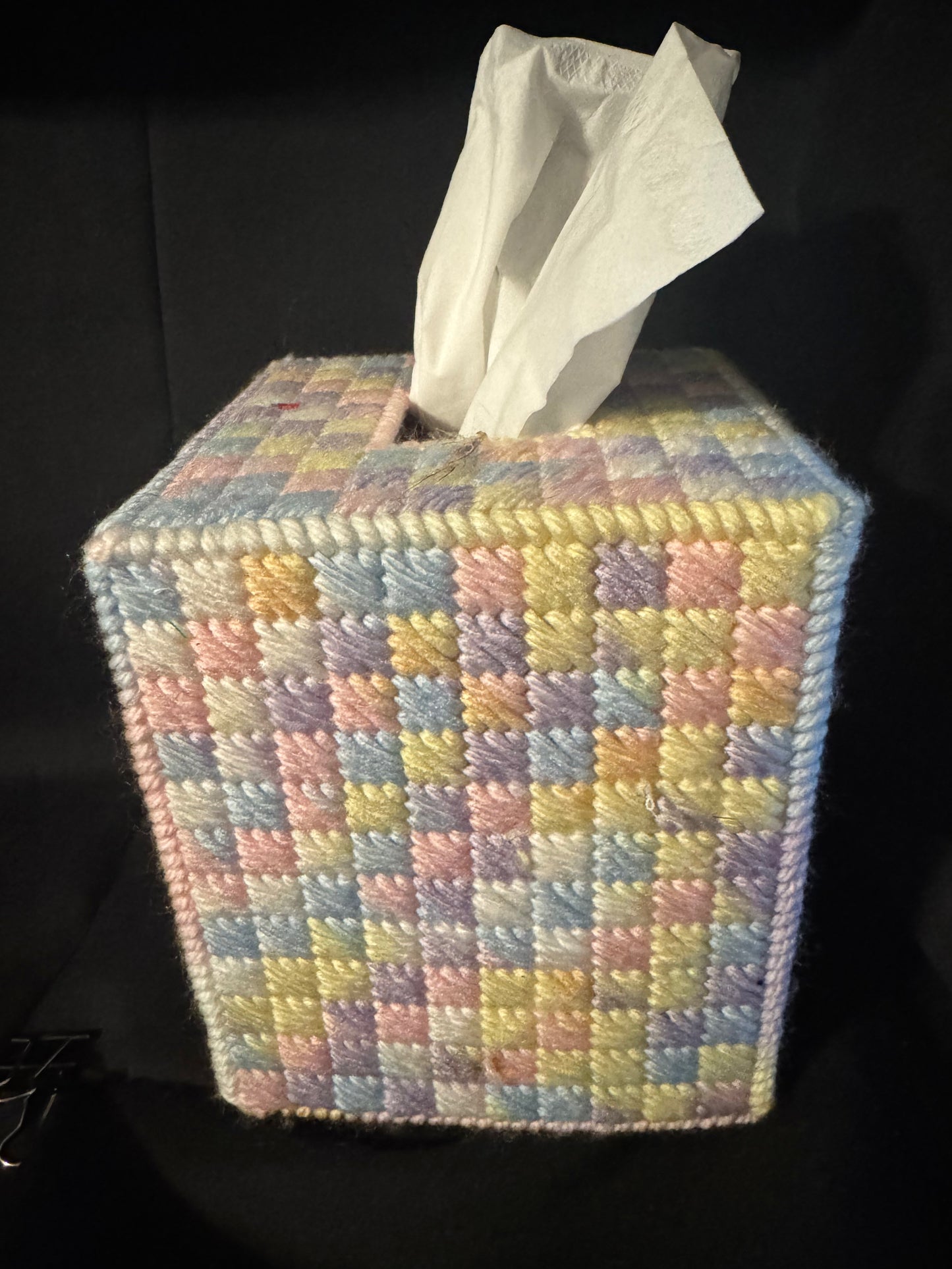Plastic Canvas Tissue Box Cover